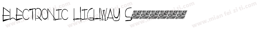 Electronic Highway S字体转换